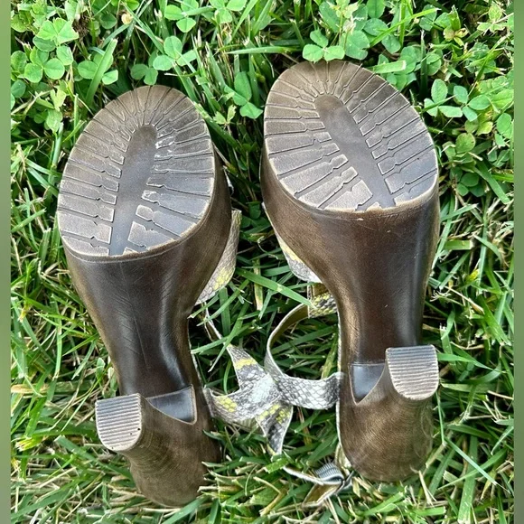 Carlos Santana!😎Platform Cavort snakeskin heels/size-7.5 - Picture 10 of 14